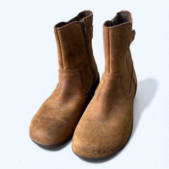 Merrell Encore Kassie Mid Waterproof Boots Brown Leather Womens sz 6.5 Gorpcore - Picture 12 of 14